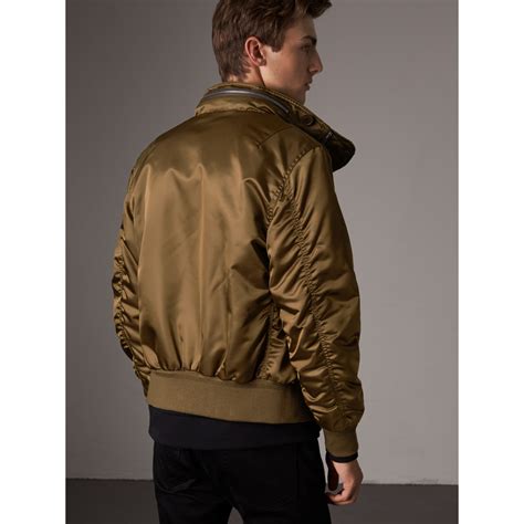 burberry nylon bomber jacket